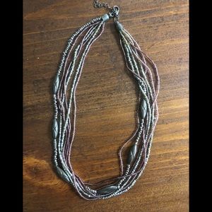 Beaded necklace 13 inch
